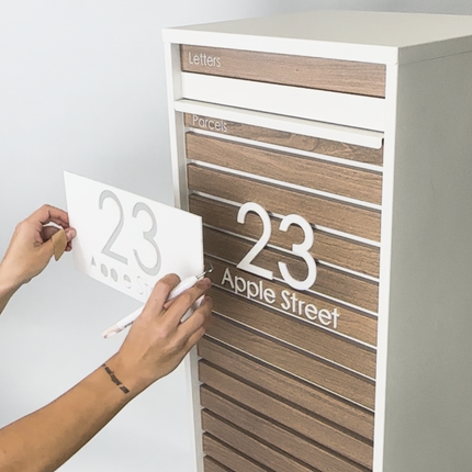 Custom Sign or Sticker Placement Service