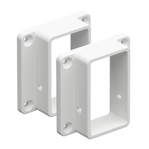 Bracket Set 2pc for Marge, Emma or Eliza PVC Fencing