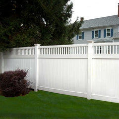 Mary - Closed Top Privacy PVC Fence Panel Kit 1800H x 2380W - Dagood Products