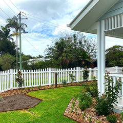 Elizabeth - Picket PVC Fence Panel Kit 1070Hx2380W - Dagood Products