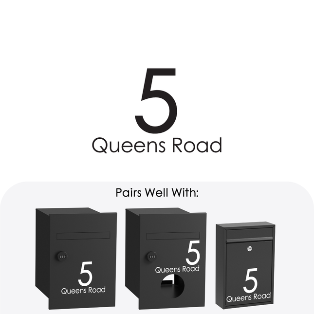 195 Address Decal Sticker – Narrow