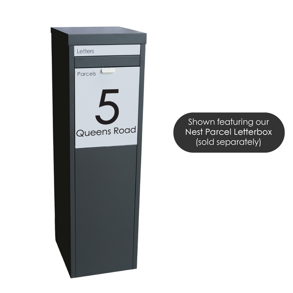 235 Address Decal applied to Nest letterbox