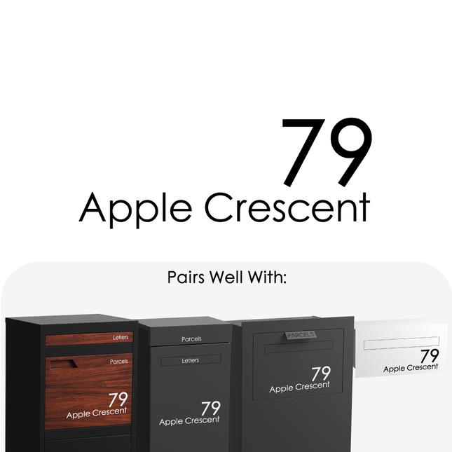 290 Address Decal Sticker – Slim