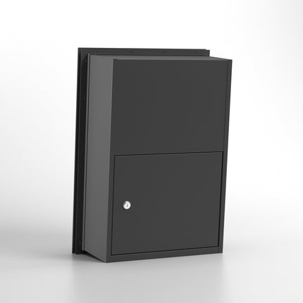 Apex Slim Fence/Block Wall Parcel Letterbox