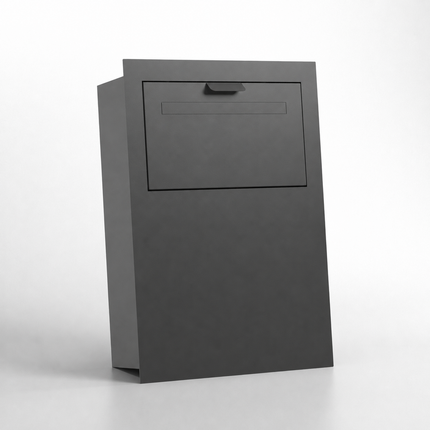 Apex Slim Fence/Block Wall Parcel Letterbox