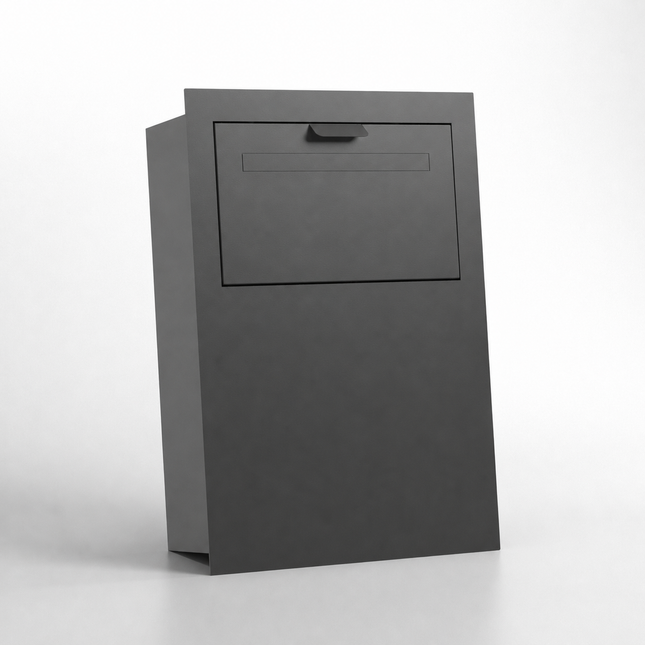Apex Slim Fence/Block Wall Parcel Letterbox
