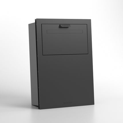 Apex Slim Fence/Block Wall Parcel Letterbox