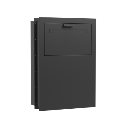 Apex Slim Fence/Block Wall Parcel Letterbox