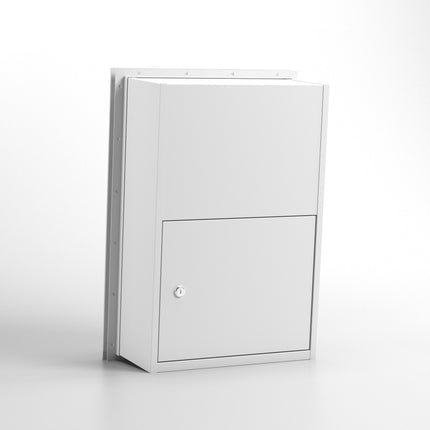 Apex Slim Fence/Block Wall Parcel Letterbox