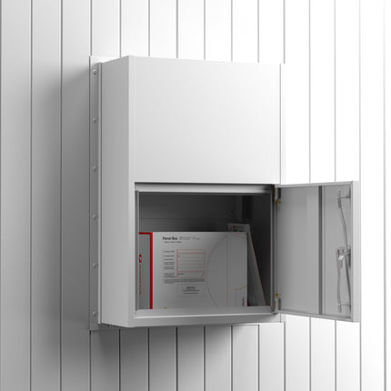 Apex Slim Fence/Block Wall Parcel Letterbox