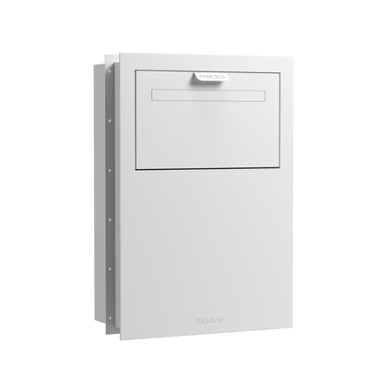 Apex Slim Fence/Block Wall Parcel Letterbox