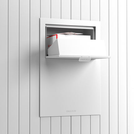 Apex Slim Fence/Block Wall Parcel Letterbox