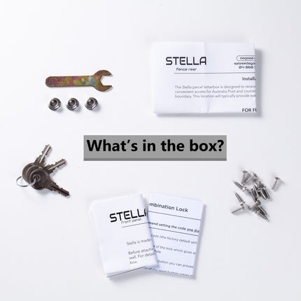 Stella Fence/Brick Parcel Letterbox