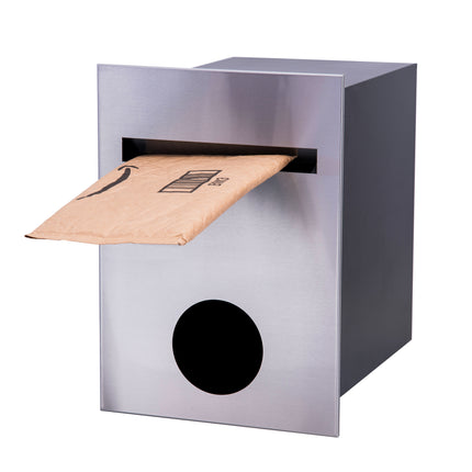 Stella Stainless Steel Fence/Brick Parcel Letterbox