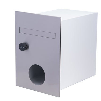 Stella Stainless Steel Parcel + Mail Fence/Brick Letterbox