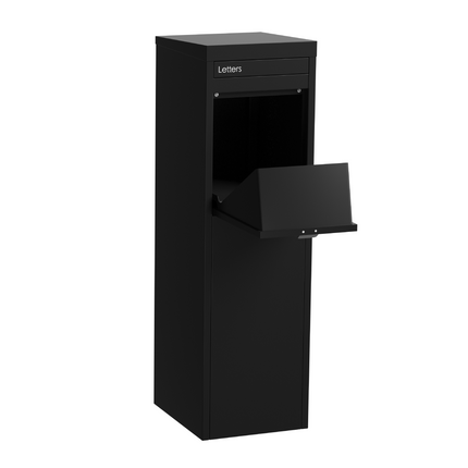 Nest Parcel Letterbox Black