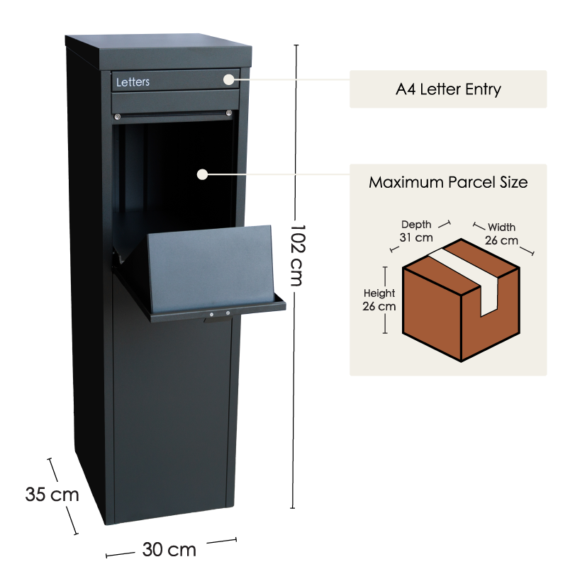 Nest | Stylish Parcelbox – Dagood Letterboxes
