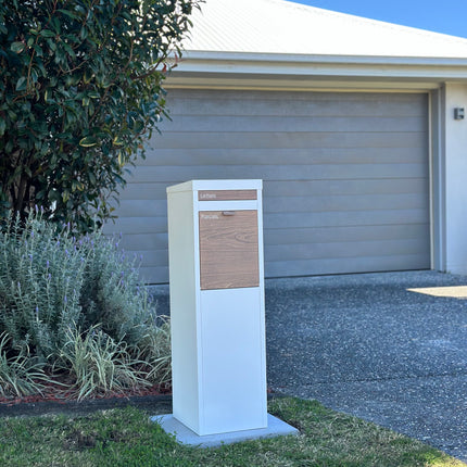 Nest Parcel Letterbox White