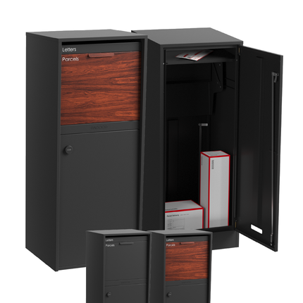 Aventi Parcel Letterbox Charcoal