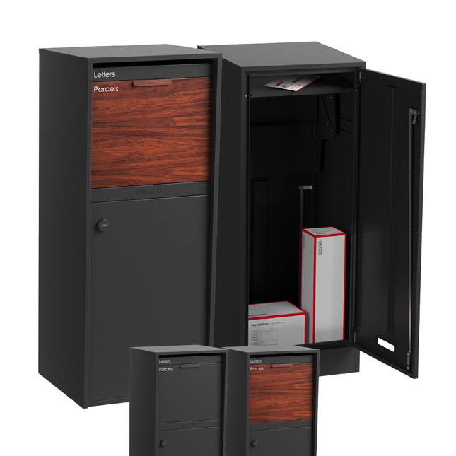 Aventi Parcel Letterbox Charcoal