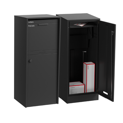 Aventi Parcel Letterbox Charcoal