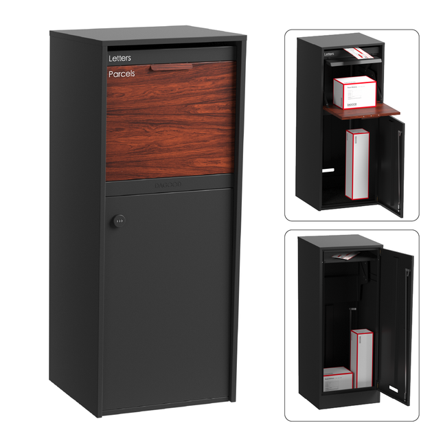 Aventi Parcel Letterbox Charcoal