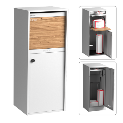 Aventi Parcel Letterbox White