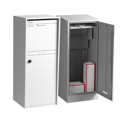 Aventi Parcel Letterbox White