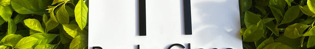 Custom Acrylic Address Sign Installation Example