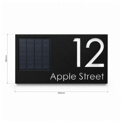 Medium Solar Custom Sign - Landscape