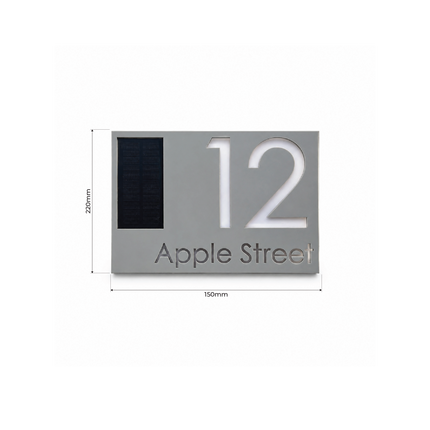 Small Solar Custom Sign - Landscape