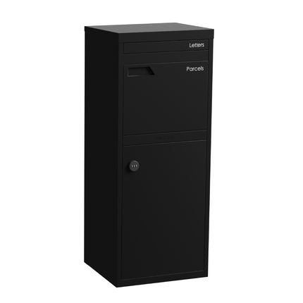 Parker Parcel Letterbox Black