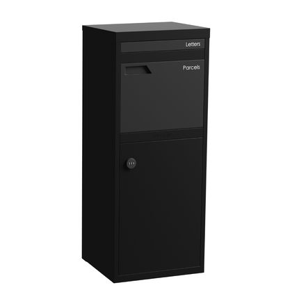 Parker Parcel Letterbox Black