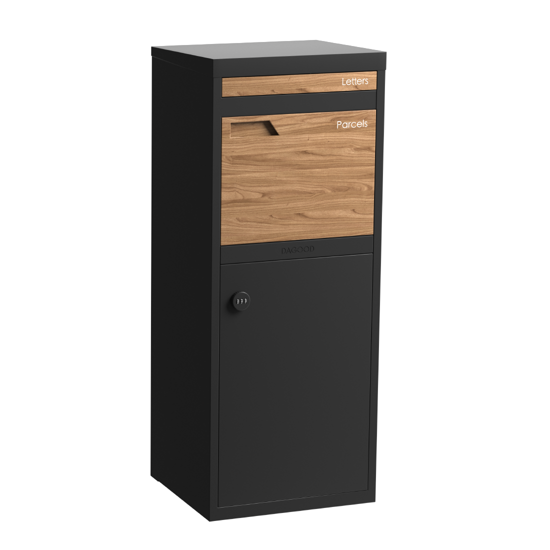 Parcel Box Letterbox Parker | Modern Parcelbox with Key-Locked Rear Access – Dagood Letterboxes