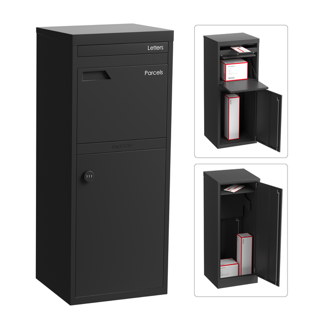 Parker Parcel Letterbox Charcoal