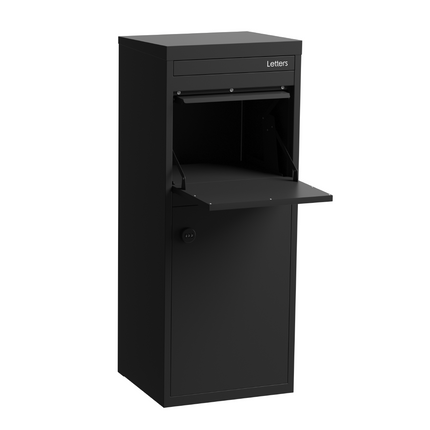 Parker Parcel Letterbox Charcoal