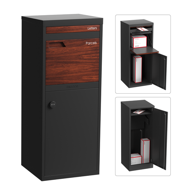 Parker Parcel Letterbox Charcoal