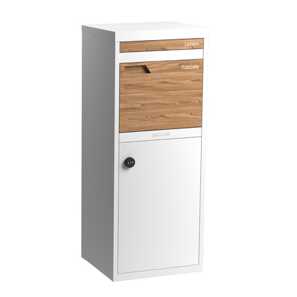 Parker Parcel Letterbox White