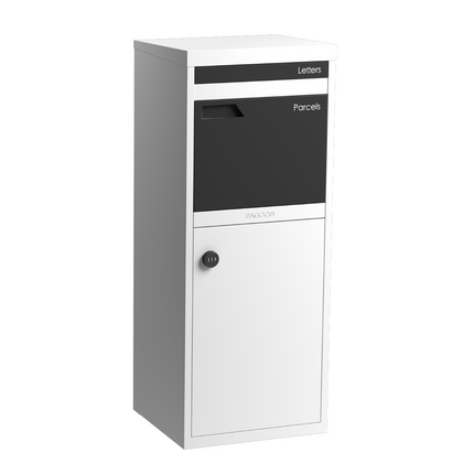 Parker Parcel Letterbox White