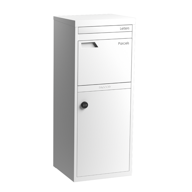 Parker Parcel Letterbox White