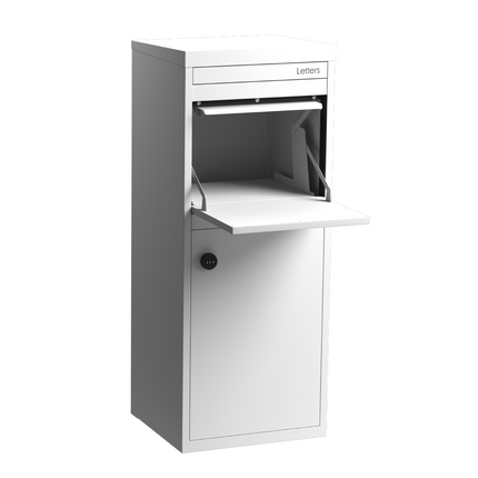 Parker Parcel Letterbox White