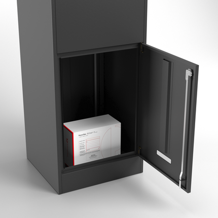Aventi Dual Access Parcel Letterbox Charcoal
