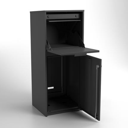 Aventi Dual Access Parcel Letterbox Charcoal
