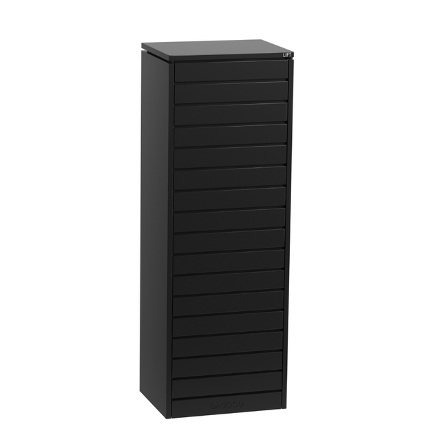 Plaza II Parcel Letterbox Black