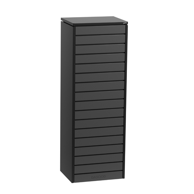 Plaza II Parcel Letterbox Black