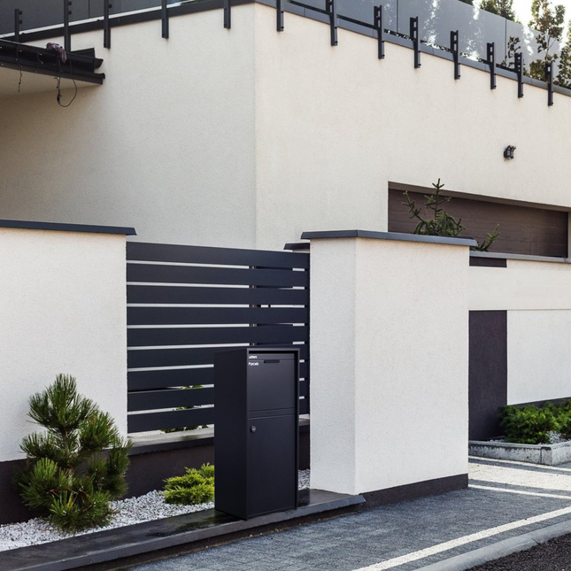 Aventi Parcel Letterbox Charcoal