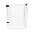 Caroline - Semi-Privacy PVC Fence Gate 1700mm H - Dagood Products