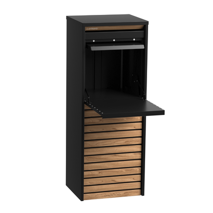 Clasti Parcel Letterbox Black