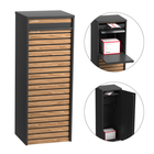Clasti Parcel Letterbox Charcoal