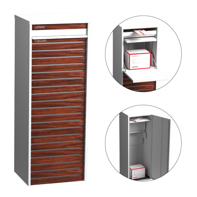 Clasti Parcel Letterbox White